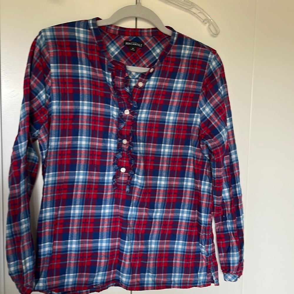J Crew plaid shirt
